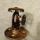 Vintage Fire Protection Brass Fire Sprinkler Head On Base