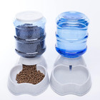 Pet Feeder And Water Food Dispenser Automatic Water Bowl For Dogs Cats  Bpa-free