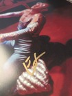 Elton John    diamonds     12  Hand Signed Art Card Damaged 2