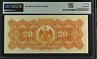 Mexico Banco Del Est  De Chihuahua P s134a M97a 1913 20 Pesos Pmg Gem Unc 66 Epq