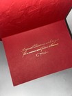 Papyrus Boxed Christmas Cards - Gold Embellished Reindeer 12ct