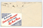 Australia Air Mail Cover 1929 First Flight Perth Adelaide Aasl Label Xj85
