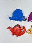 4 Vtg Fruity Pebbles Cocoa Post Cereal Premiums Flintstones Figures   Dino Toys