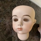 Lot Of 2 Antique Reproduction A  Marque Doll Head 12  Heads Only For Doll Making