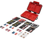 Waterproof Memory Card Storage Case Holder cf Xqd Sd Tf Sim Slots With Pin