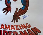 John Romita Sr Senior Signed 23  X 35  Amazing Spiderman Poster Autographed Coa