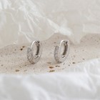 925 Sterling Silver Cz Small Earrings Cubic Huggie Hoop Men Women Jewelry Gift