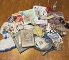 Grandmas Junk Drawer Grab Bag  Knickknacks Estate Trinkets Treasures 40  Pieces