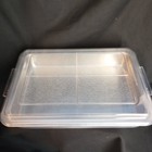 Rema Airbake Double-wall Insulated Aluminum Cake Pan W Clear Plastic Lid 13x9in