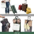2-in-1 Luggage Straps For Suitcase With Jacket Gripper  Adjustable Bungee Straps