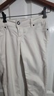 Scarlet Boulevard Women White Skinny Jeans Size 2 26 Mid Rise Casual Denim Pants