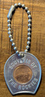 1947 Estes Park  Colorado   Rocky Mountains Encased Cent Penny Good Luck Token