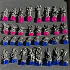 The Clash Of Ages Chess Set By Boris Vallejo   Julie Bell  32 Pieces And Board