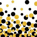 100 Pcs Golden Black Confetti Dots Table Decoration Wedding Party Baby Shower Us