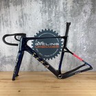 Mint  2026 Seka Exaero Gr 58cm Mariana Blue Carbon Gravel Brake Frameset 700c