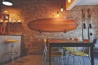 Teslyar Surfboard Wall Mounts     Wooden Surfboard Rack Wall Storage     Solid Wood