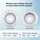 Front Rear Disc Rotors Brake Pads For 2013-2017 Toyota Camry Avalon Lexus Es350