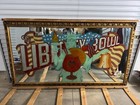 Vtg Great American Food   Beverage Co  Liberty Bowl Wood Mirror Framed 91x49   