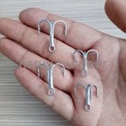 50 100pcs High Carbon Steel Sharp Treble Hooks Fishing Tackle Size 12 -5 0