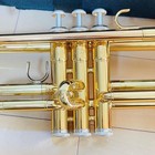 Yamaha Ytr-3335 Trumpet Standard Gold Lacquer Ytr3335 W  Case Used Near Mint  