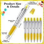 60 Pcs Highlighter Pen Combo  Chisel Tip Dual Ended  Yellow