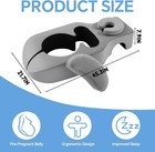 Memory Foam Pregnancy Massage Pillow  Supportive Full Body For Maternity With Ad