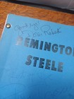 1984 Cast Signed Remington Steele   Breath Of Steel  Original Script Jrr1