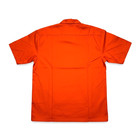 Dickies Mens Orange 1574 Twill Button Down Uniform Work Shirt Sizes Medium-4xl