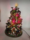 Danbury Mint Boston Terrier Dog Light Up Christmas Tree Figurine Large