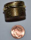 Vintage Brass Plated Coin Quarter Holder Dispenser Charm Pendant     1970s 1960s 
