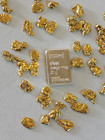 1 Gram Valcambi Pure Silver Bar   A 1 20  Gram Alaskan Gold Nugget