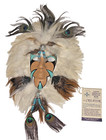Shaman Native American Medicine Mask The Creator R W Adamson Handmade Vint  1989