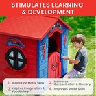  new  Kids 3d Spider Man Plastic Indoor Outdoor Playhouse Toy Easy Assembly Unis