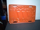 1969 M-p-u-c Com Maine License Plate Tag  Lucky 777 Number See Pic