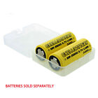 Plastic Safe Cover Storage Clear Carrying Case For 2x 26650 Battery Protection