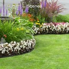 Rubber Garden Edging Border With Staples Hammer For Landscaping Lawn Flower Bed