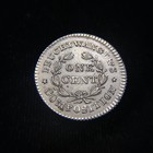 1837 6-i R 1 Ht268 Feuctwanger Cent Au  About Unc Hard Times Token 1c Make Offer