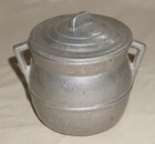 Vintage Wilton Armetale Rwp Pewter Lidded 4  Individual Bean Pot Sugar Bowl Dish
