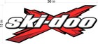 Ski-doo X Trailer Decal   Red   36  Large Vinyl Graphic Sticker