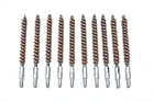 10pk Bronze Gun Cleaning Bore Brushes  22  223 5 56mm Caliber Rifle