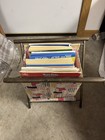 Vintage Wooden Knitting Storage Basket   Yarn Holder     Fabric Lined