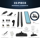 Heavy-duty Steam Cleaner - 1500w Multipurpose Handheld Floor Steamer With 22 Acc