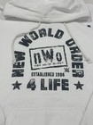 Wwe New World Order Nwo White Hoodie Wwe Size L Wcw Bnwot