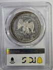 1874 S Trade Dollar Pcgs Au50 Crescent Toned Both Sides