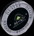 Big Sale - Monte Carlo Millions 2  Acrylic Poker Dealer Button