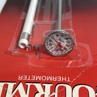 Vtg Taylor Gourmet Thermometer Glass Stainless Steel Instant Read Analog 5989