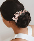 Chanaco Wedding Bridal Hair Accessories 5pcs Wedding Hair Pieces For Brides Rose