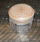 Vintage Cut-glass Vanity And Powder Jars 