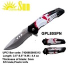 New 8 5  Punisher Tactical Super Knife Spring Assisted Open Blade Folding Knife