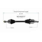 Front Left Cv Axle Shaft Assembly For Jeep Compass 2007 2017
